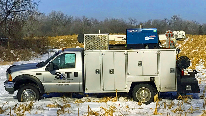 s&t welding service truck